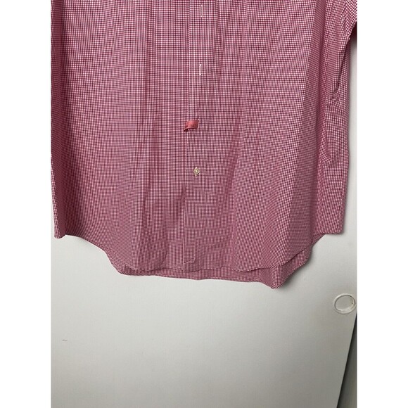 RALPH LAUREN Men’s Short Sleeve Button Up Red Check Shirt Classic Fit XL - Picture 3 of 14